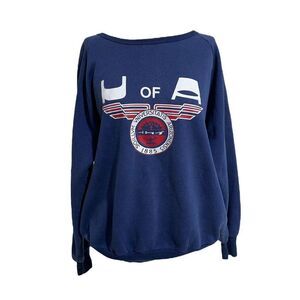 U of a Navy Crewneck (No Tag- See Measurements)